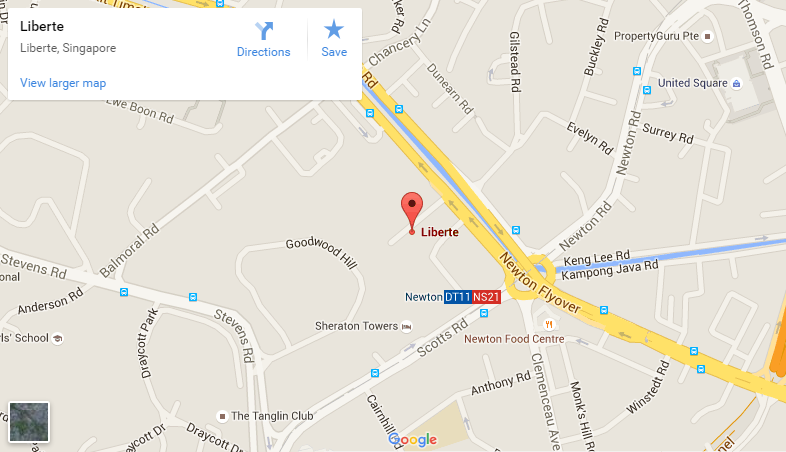 Liberte-Sarkies google map