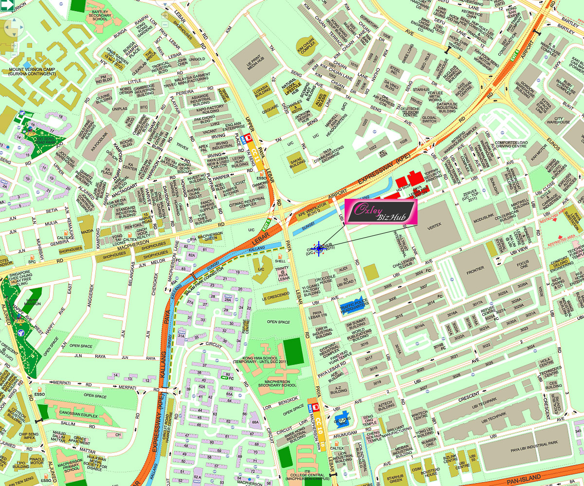 Oxley-BizHub StreetMap