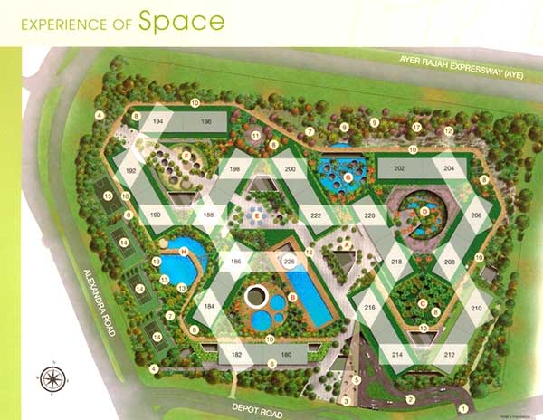 The Interlace Siteplan