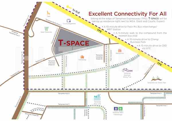 T Space Tampines Location Map
