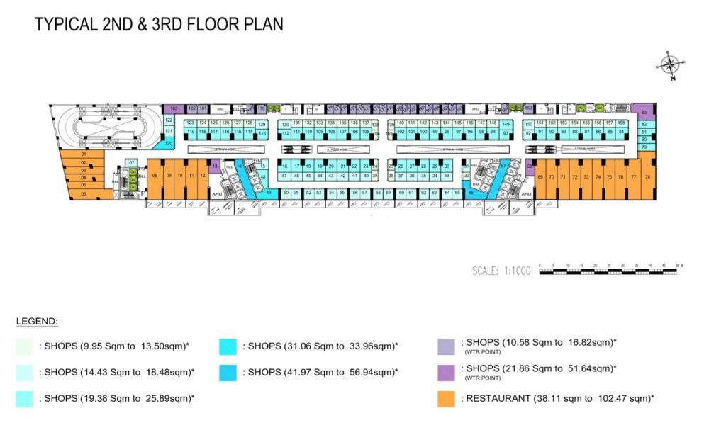 The Bridge Retail Mall by Oxley Floor Plan 