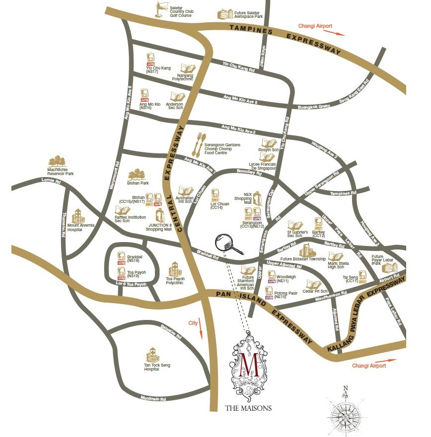 The Maison Location Map