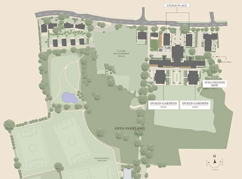 wimbledon hill park site plan