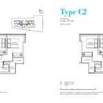 Jui Residences floor plan c1 and c2