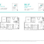 Casa Al Mare 2 Bedroom Floor-Plan-Type-B4