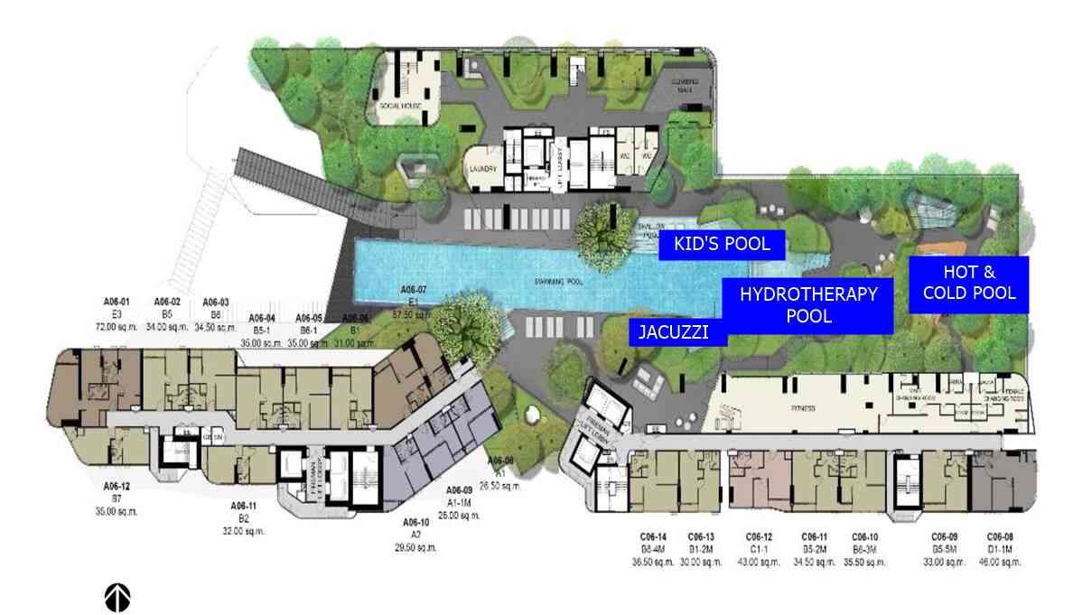 Ideo-Q-Phahol-Saphan-Kwai-6th-floor-facilities-plan